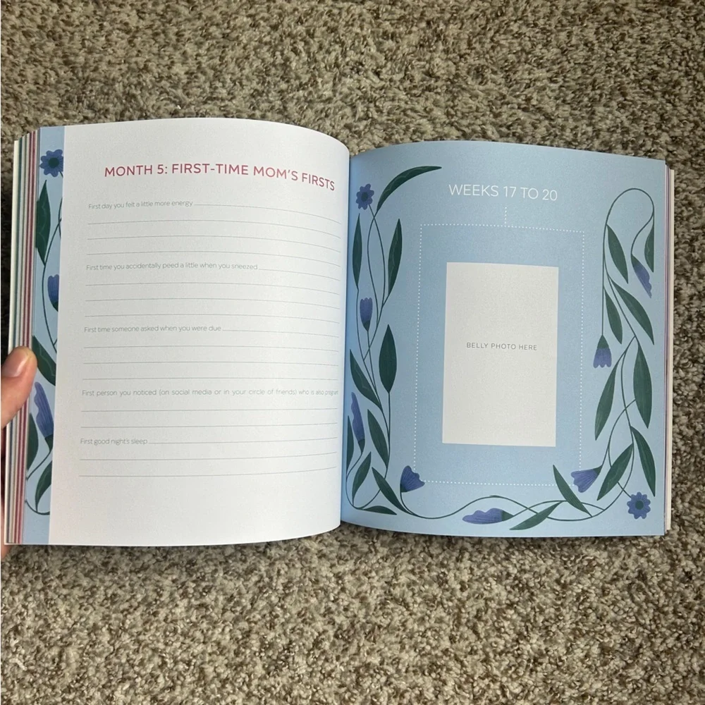 The First-Time Mom's Pregnancy Journal Monthly Checklists Activities Prompts